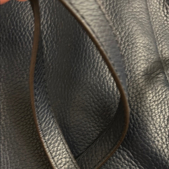 Michael Kors Navy Leather Backpack - Picture 6 of 12